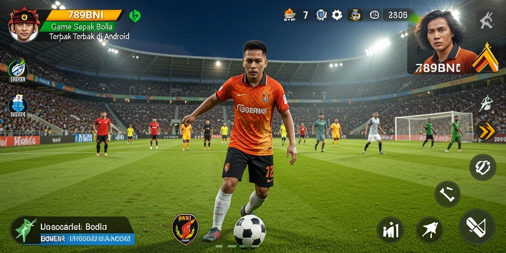 Gameplay menarik dalam 789BNI saat mencetak gol.