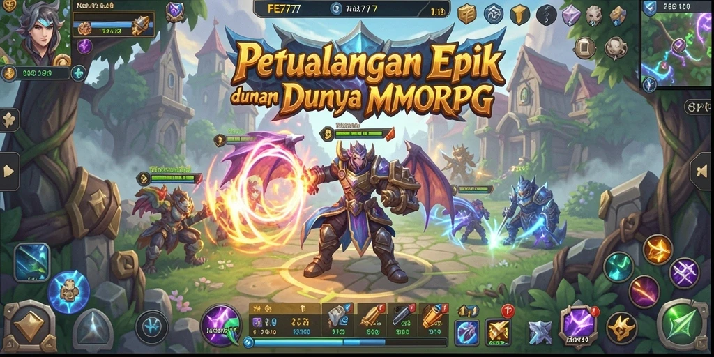 Gameplay FE777 yang seru dalam dunia MMORPG.