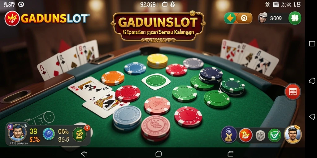 Tampilan gameplay GADUNSLOT yang menarik dan seru.