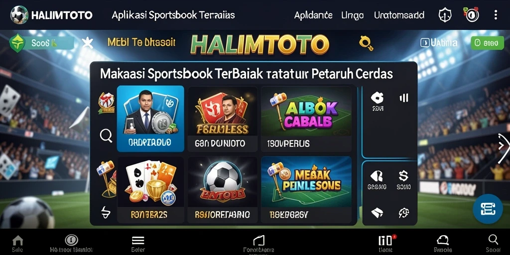 Tampilan gameplay taruhan yang menarik di HALIMTOTO.