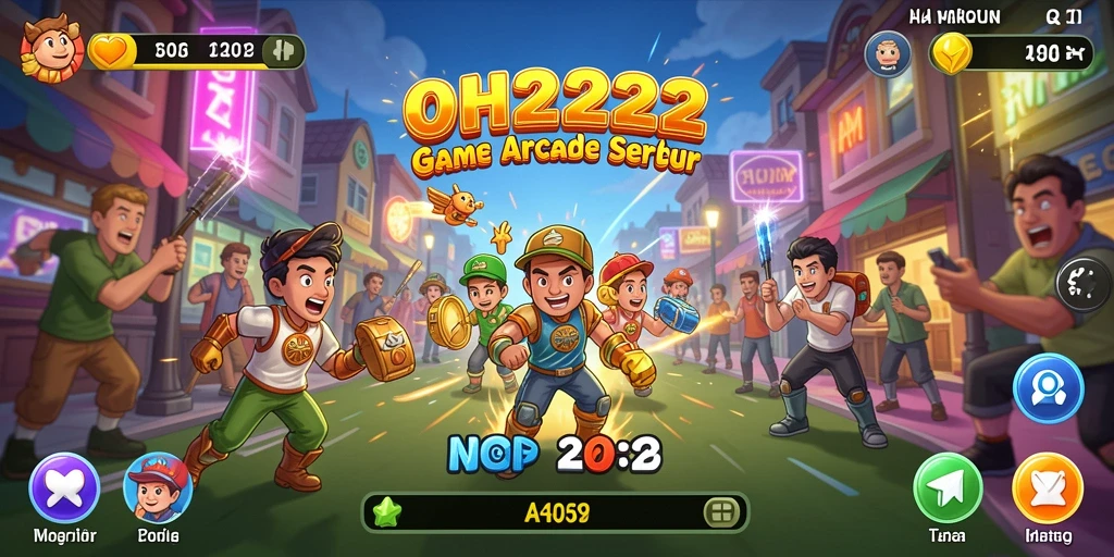 Gameplay seru dan menantang di OH222 dengan grafis menarik.