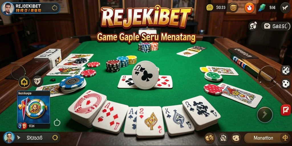 Tampilan gameplay seru dalam REJEKIBET yang menarik.