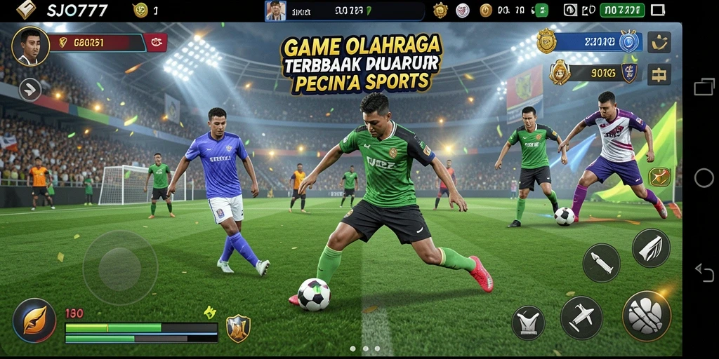 Screenshot gameplay SJO777 dengan aksi seru dalam olahraga.